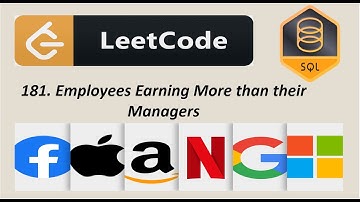 181. Employees Earning More than their Managers | LeetCode | SQL | Solution | Interview Problem