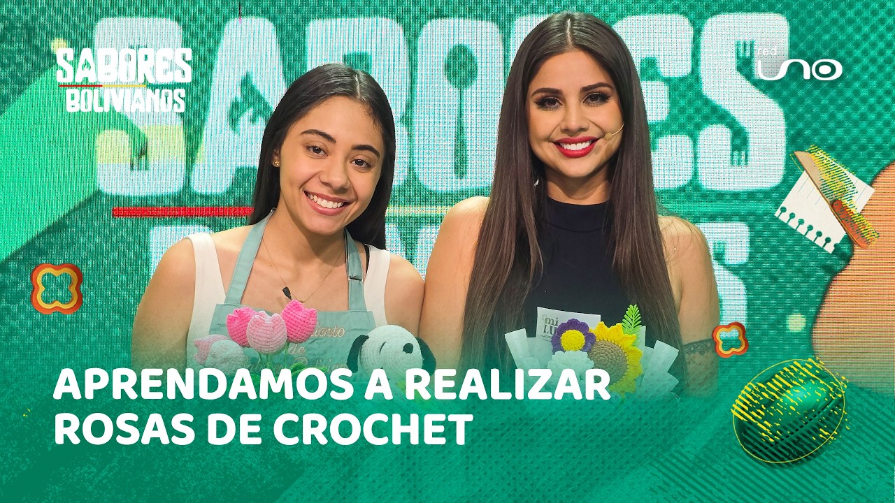 Realicemos rosas a crochet junto a Fabiola Leaños