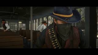 Red Dead Redemption 2 2024 gameplay PC trolley station robbery mission Urban Pleasures Silver medal