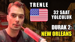 New Orleans Geceleri! Amerika Tren Yolculuğu! | New Orleans Vlog, Amtrak, Amerika Gece Hayatı