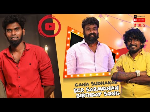 ECR SARAVANAN BIRTHDAY SONG  GANA SUDHAKAR  MAKING VIDEO   PRASATH  VINOTHVIJAY