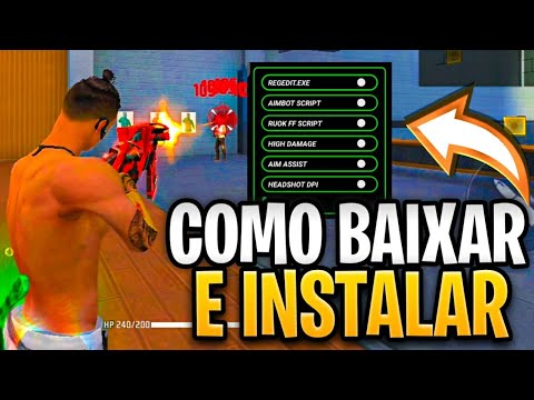 COMO BAIXAR E INSTALAR HACK NO FREE FIRE 2023 DE CAPA E DIAMANTES PELO  GOOGLE (LINK DIRETO) MOD MENU 