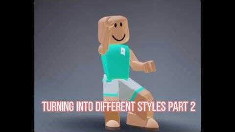 Turning Into Different Styles Part 2 || Roblox Trend 2021 || glowxtiger