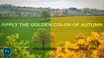 apply the golden color autumn just 1 min - photoshop tutorial