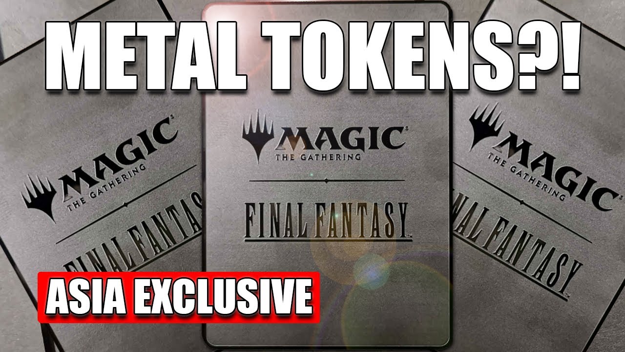 mtg final fantasy metal tokens The Magic Librarities Pricing final fantasy promo metal