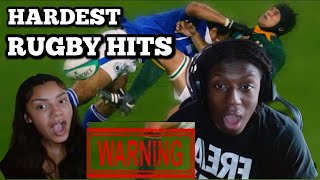 My GIRLFRIEND REACTS | Best Rugby Hits of 2023 |NFL HITS HARDER !!!|