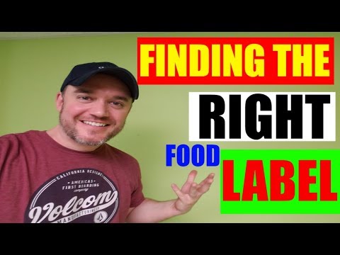 How to label a food product series: The Right Food Label - YouTube