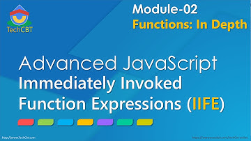 Advanced JavaScript - Module 02 - Part 03 - Immediately Invoked Function Expressions (IIFE) demo