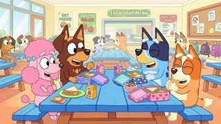 Bluey Friends Study in School 🐶📚 | Funny School Day Adventure for Kids 😂🎨