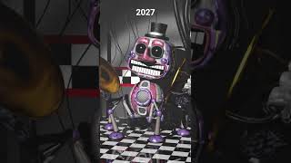 FNAF Music Man over the years