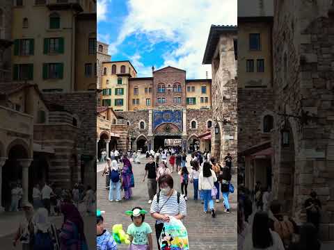 ディズニーシーのエントランスから入って行きましょう ディズニーシー 東京ディズニーシー 東京ディズニーリゾート ファンタジースプリングス Tokyodisneysea ディズニーランド 