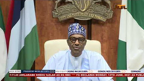 PRESIDENT BUHARI JUNE 12 DEMOCRACY DAY BROADCAST | NTA | 2021