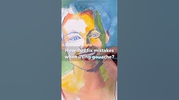 These Answers Make Gouache Painting EASY for Beginners! #shorts