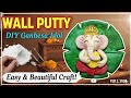 Wall putti se banae Ganesha//Diy Wall putti craft ideas//Bal Ganesha with Wall putti Clay//diy craft