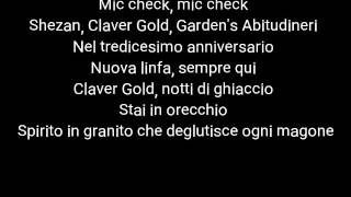 CLAVER GOLD- NOTTI DI GHIACCIO [TESTO]