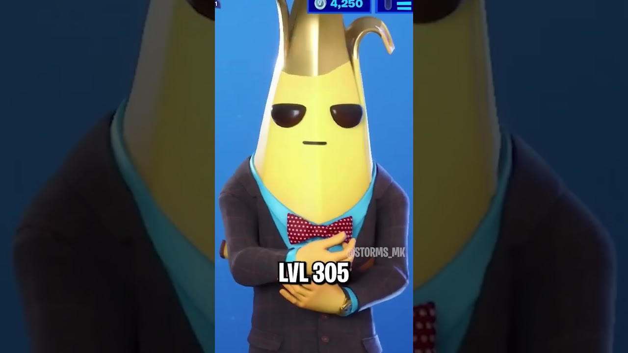 The Hardest Skin To Obtain (golden peely) 