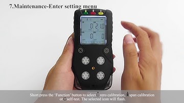 AGH6200(F) Portable Gas Detector Operation Guide-AIYITEC.com