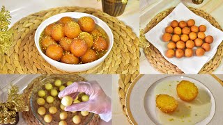 جولاب جامون.. الحلوى الهنديه المشهوره من غير بيض Gulab Jamun, the famous Indian desserts