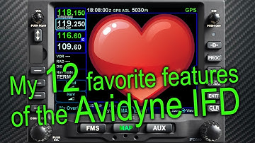 My 12 favorite features of the Avidyne IFD