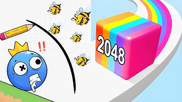 Jelly Run 2048 VS Rainbow Monster - All Levels (Android, IOS) Gameplay