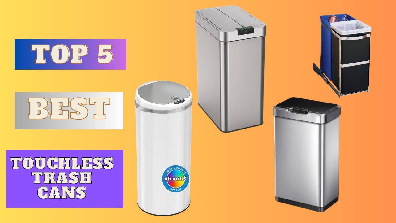 Best Touchless Trash Cans  | Top 5 My Best | 2023