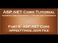 ASP NET Core appsettings json file