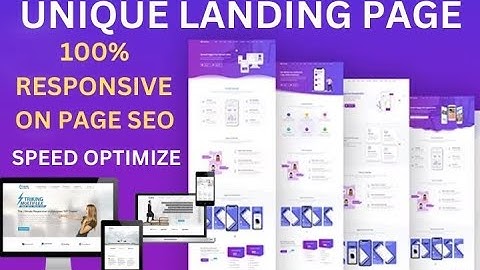 How to create wordpress  landing page use elementor pro