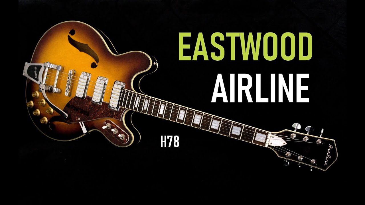 Gitara Retro: Eastwood Airline H78, guitar test, demo - YouTube