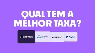 What is the best payment platform rate Appmax vs. Mercado Pago vs. Pagar.me vs. PayPal