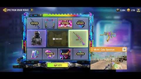 Kn-44 colour spectrum