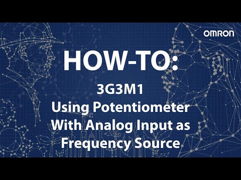 Analog styrning av 3G3M1 via en potentiometer