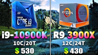 Core i9 10900K vs Ryzen 9 3900X | PC Gameplay Benchmark Test