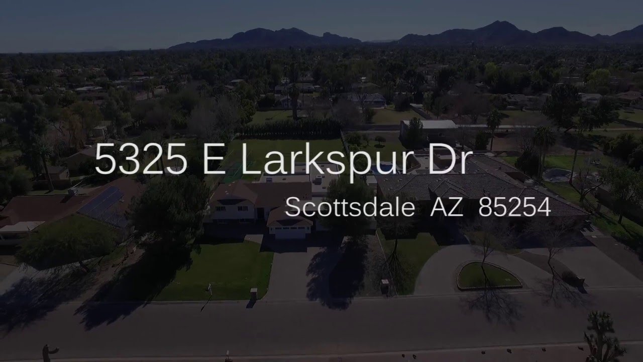 SOLD 5325 E Larkspur Dr Scottsdale AZ 85254 Sunburst Farms East YouTube