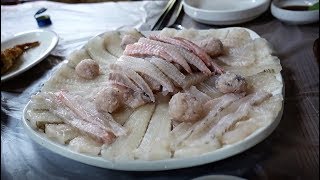 (진해)한국에서 가장 비싼 횟감! 이시가리(줄가자미) 회뜨고 폭풍흡입! The most expensive sashimi in Korea/ Roughscale sole [Yummy]