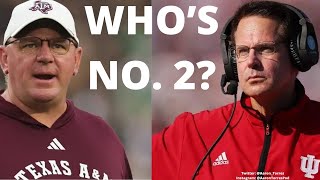 Texas A&M vs Indiana: WHO BE NO. 2 IN THE COLLEGE FOOTBALL PLAYOFF RANKING - THE ANSWER IS OBVIOUS!