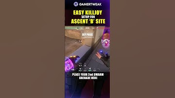 EASY KILLJOY SETUP FOR ASCENT B SITE 2023  🔥PART 1🔥 VALORANT TIPS & TRICKS #valorant