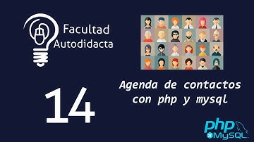 Agenda de contactos con php y mysql | Agregar Contactos. Cap 14