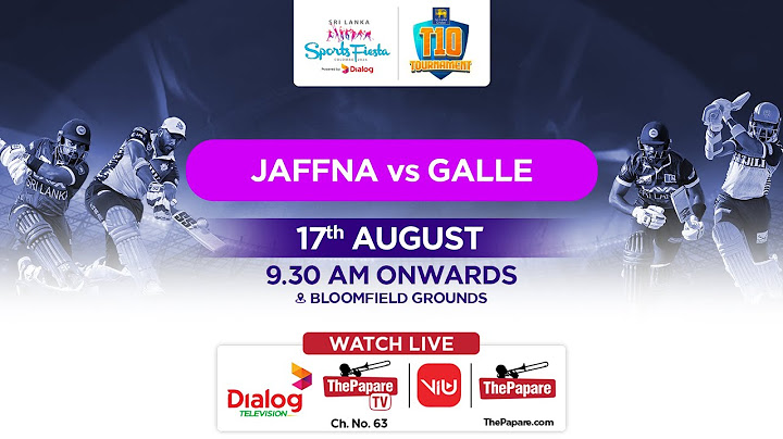 Jaffna  vs Galle | T10 Cricket Tournament - Sri Lanka Sports Fiesta 2024
