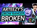 How to Play Drow Ranger Like Arteezy - LITERALLY FREE MMR CARRY - Dota 2 Guide