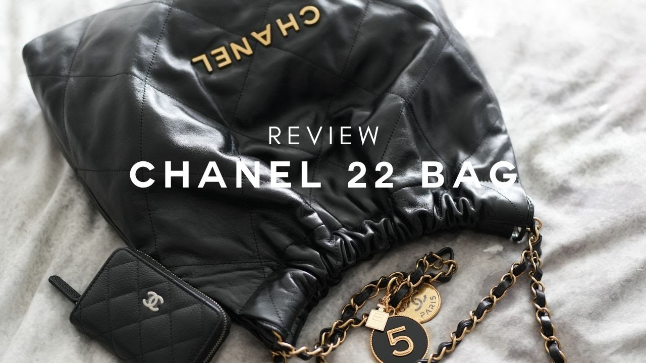 chanel 22 bag black