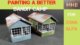 ZONA ALFA Painting the Bandit Summer Camp - Ep 23
We prime and paint the bunkhouse built in Episode 22. Wood will be aged, metals corroded, and coloured pigments will be tastefully applied. A recent survey of Zone Bandits revealed 78% preferred a slightly decayed yet brightly coloured bunkhouse over a collapsing concrete ruin. ZONA ALFA Painting the Bandit Summer Camp - Ep 23