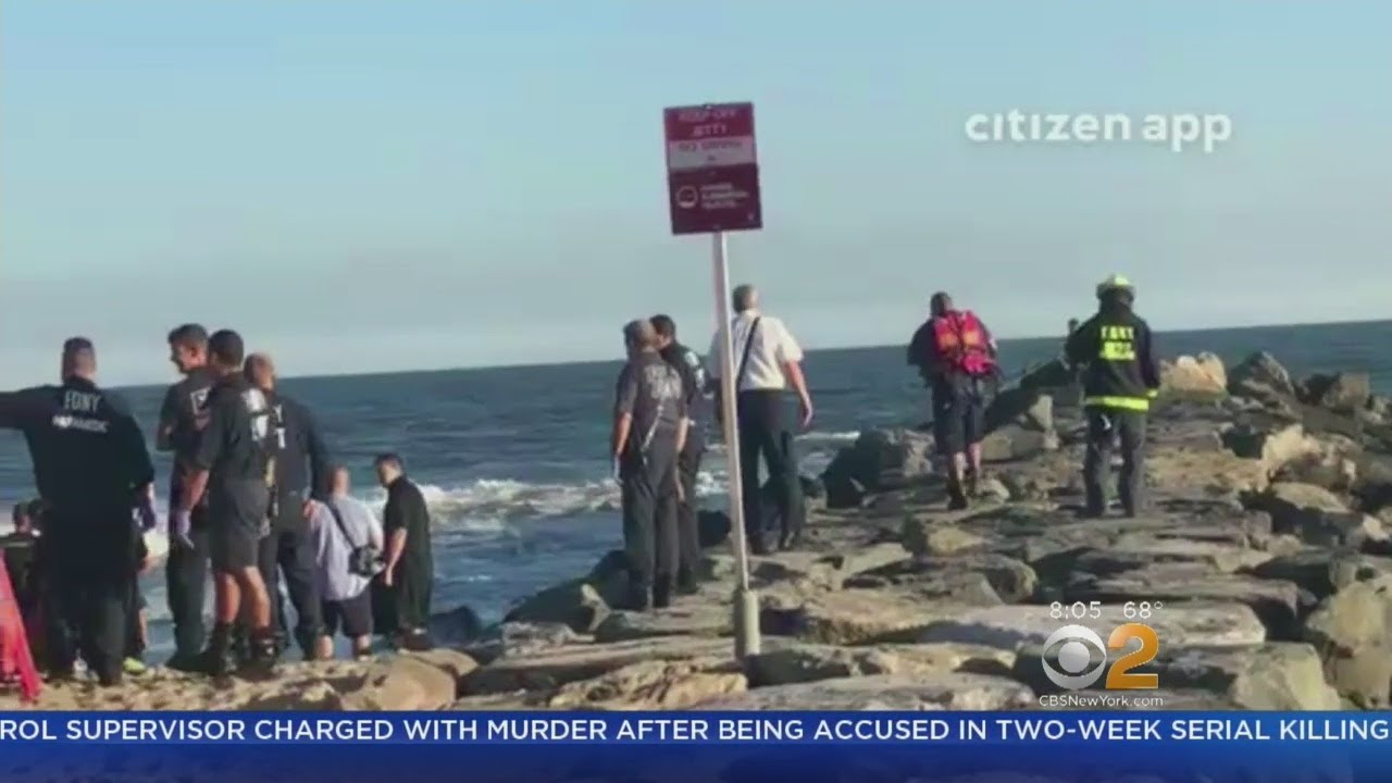 Search Resumes For Teen Swimmer Missing Off Rockaway Beach - YouTube