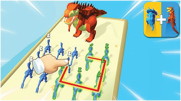 Merge Dinosaurs Master: Funny Game All Levels (iOS,Android) Part 1 - Levels 1 + 20