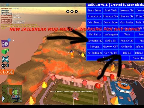 Roblox Mod Menu New Jailbreak Mod Menu Works On Any Game Patched Sorry Bro Youtube