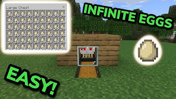 SIMPLE 1.21 AUTOMATIC EGG FARM TUTORIAL in Minecraft Bedrock (MCPE/Xbox/PS4/Switch/Windows10)