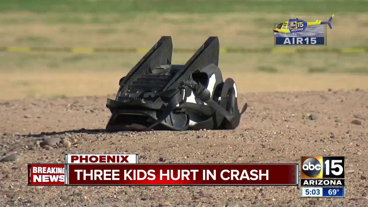 Driver dies following serious crash in Phoenix - YouTube