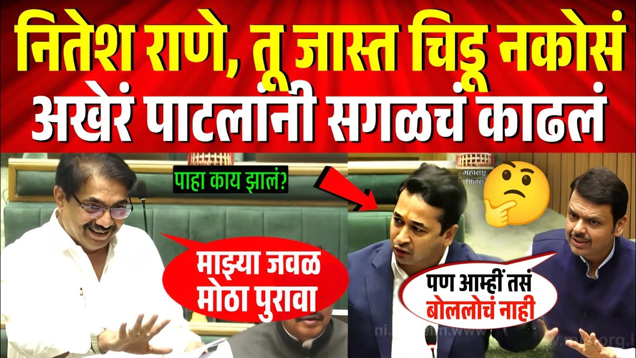 अखेरं जयंत पाटलांनी भाजपची सगळी कुंडली काढतं, फडणवीसांना जागीचं शांत केलं ! Jayant Patil Vidhansabha