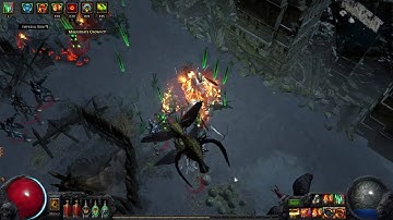 POE Patch 2.3 Hardcore Prophecy Chieftain Dual Bladefall Totems Build