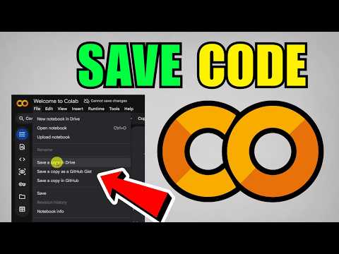 How To Save Code In Google Colab (2026) (Complete Guide)