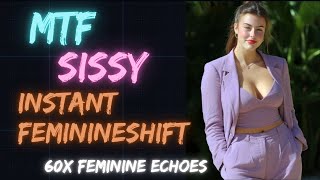 💗 Sissy Feminization Hypnosis | 60X Echoes Affirmations for True Femininity 🌷✨